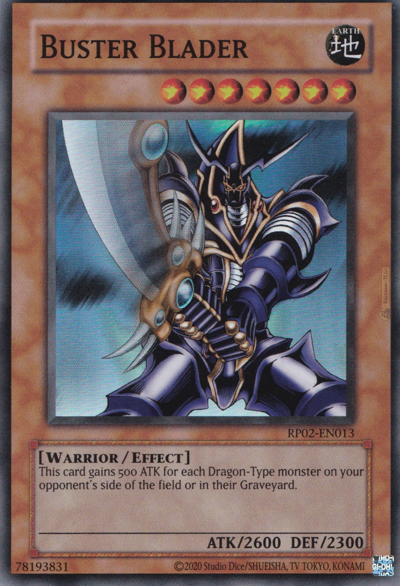 Buster Blader - Super Rare Yu-Gi-Oh! Card - RP02-EN013 - NM