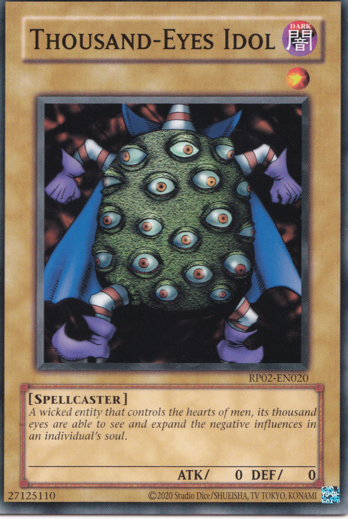 Thousand-Eyes Idol - Common Yu-Gi-Oh! Card - RP02-EN020 - NM