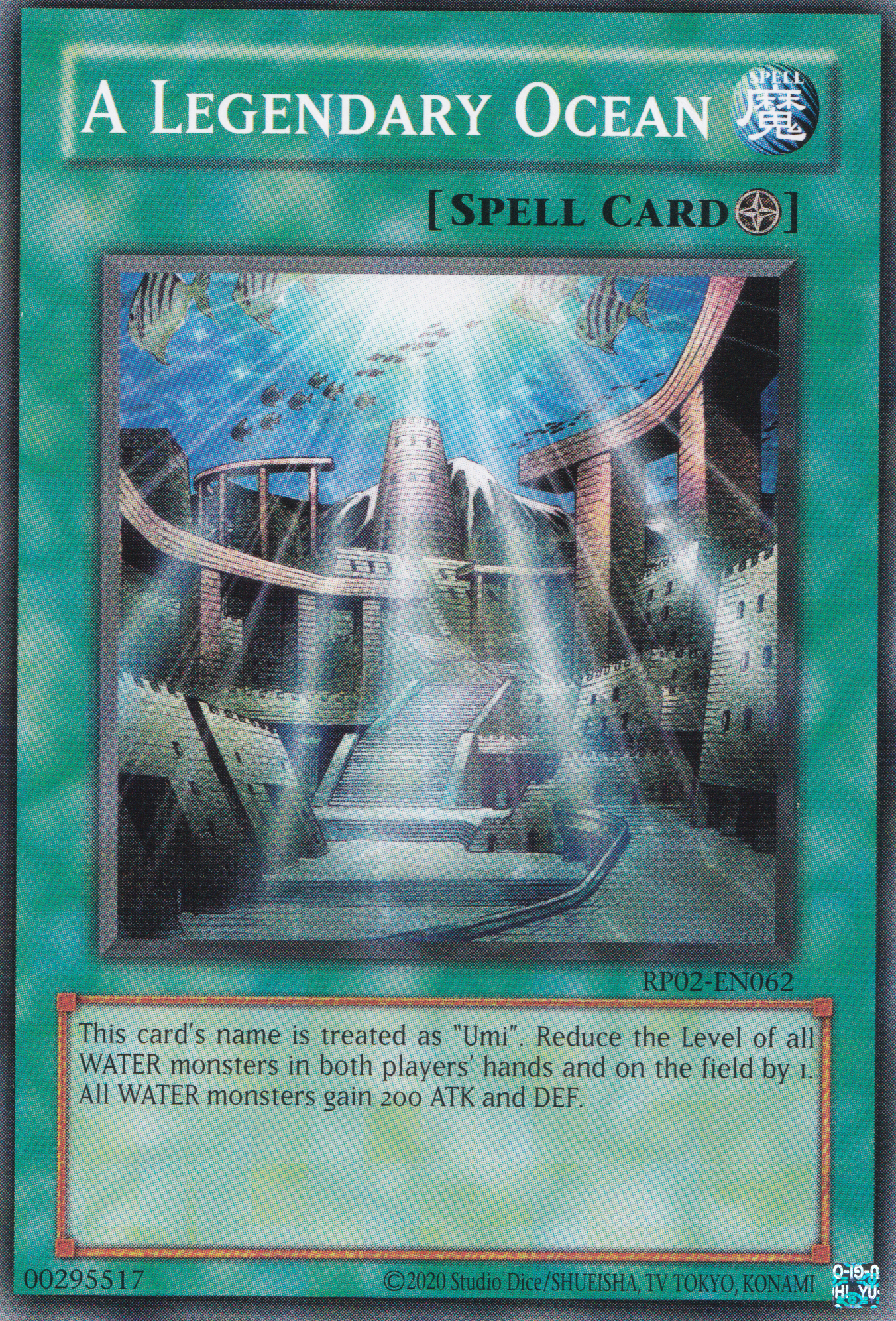 A Legendary Ocean - Common Yu-Gi-Oh! Card - RP02-EN062 - NM