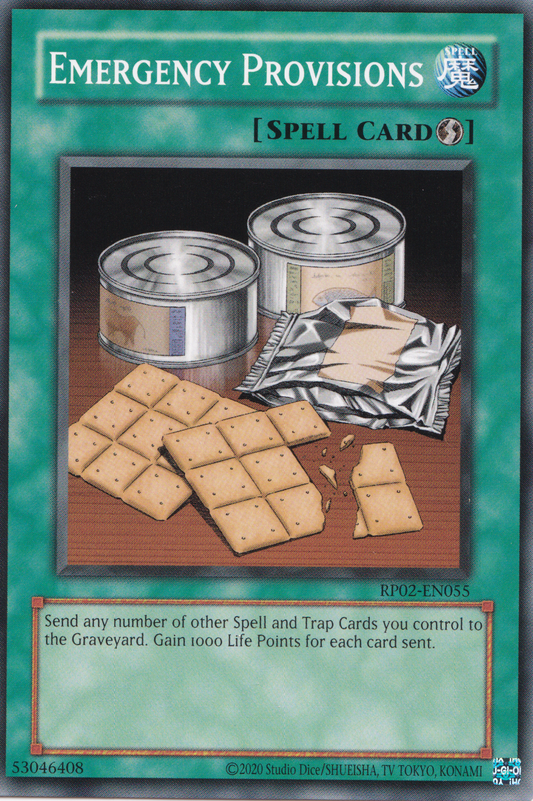 Emergency Provisions - Common Yu-Gi-Oh! Card - RP02-EN055 - NM