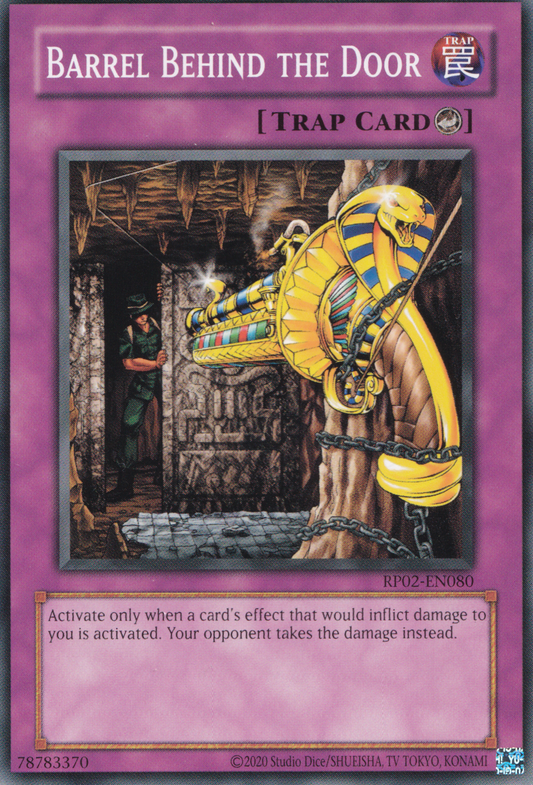 Barrel Behind The Door - Common Yu-Gi-Oh! Card - RP02-EN080 - NM