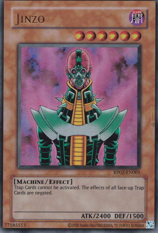 Jinzo - Ultra Rare Yu-Gi-Oh! Card - RP02-EN001 - NM