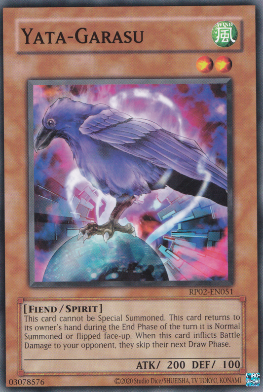 Yata-Garasu - Common Yu-Gi-Oh! Card - RP02-EN051 - NM
