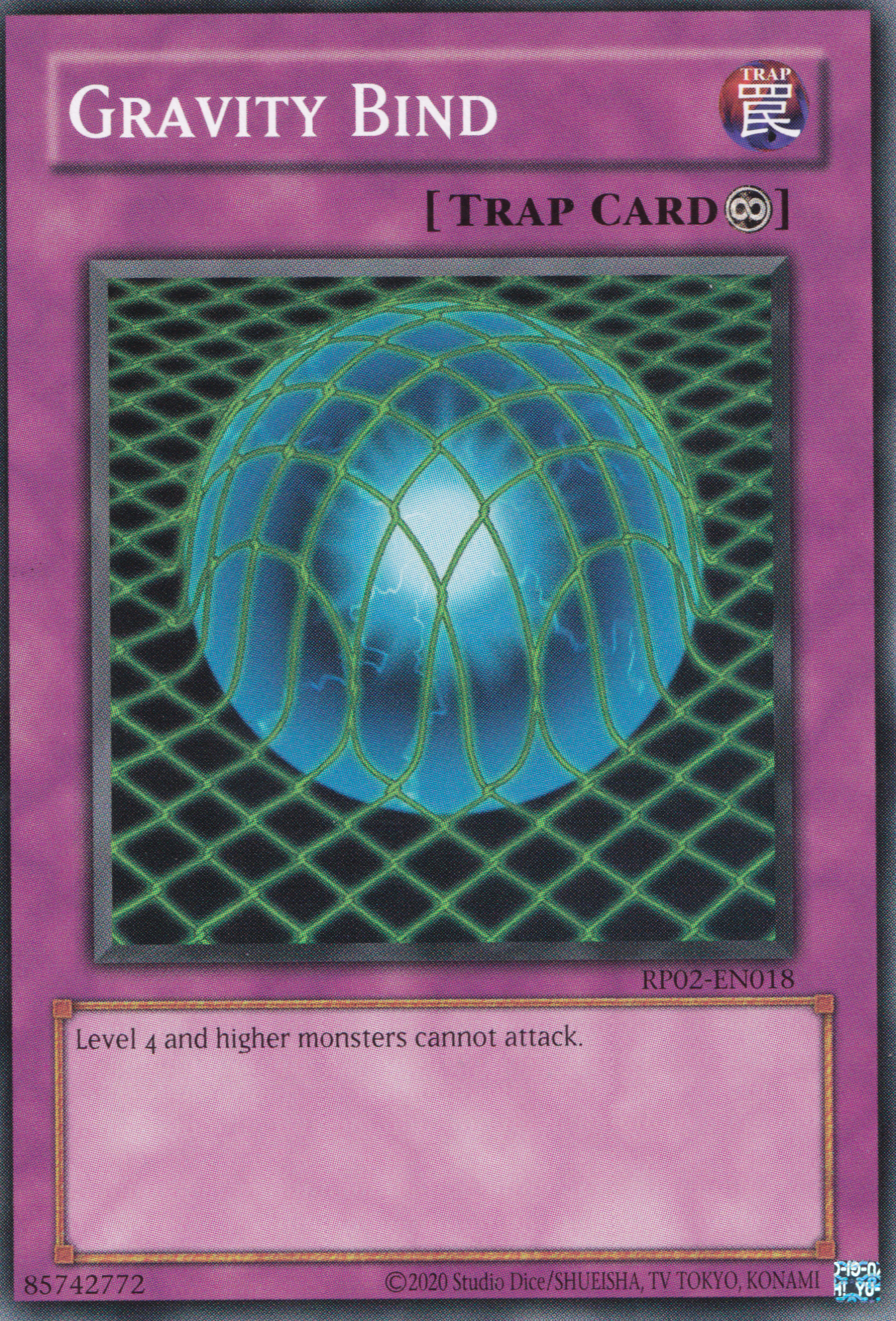 Gravity Bind - Common Yu-Gi-Oh! Card - RP02-EN018 - NM