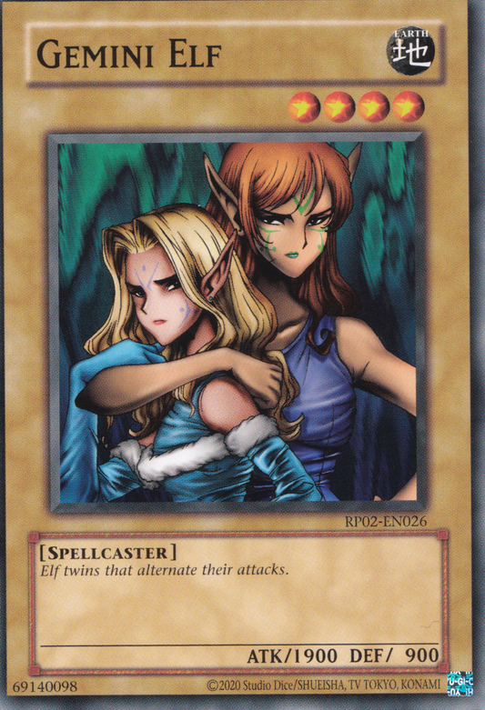 Gemini Elf - Common Yu-Gi-Oh! Card - RP02-EN026 - NM