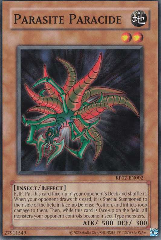 Parasite Paracide - Common Yu-Gi-Oh! Card - RP02-EN002 - NM