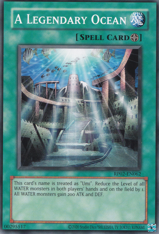 A Legendary Ocean - Common Yu-Gi-Oh! Card - RP02-EN062 - NM