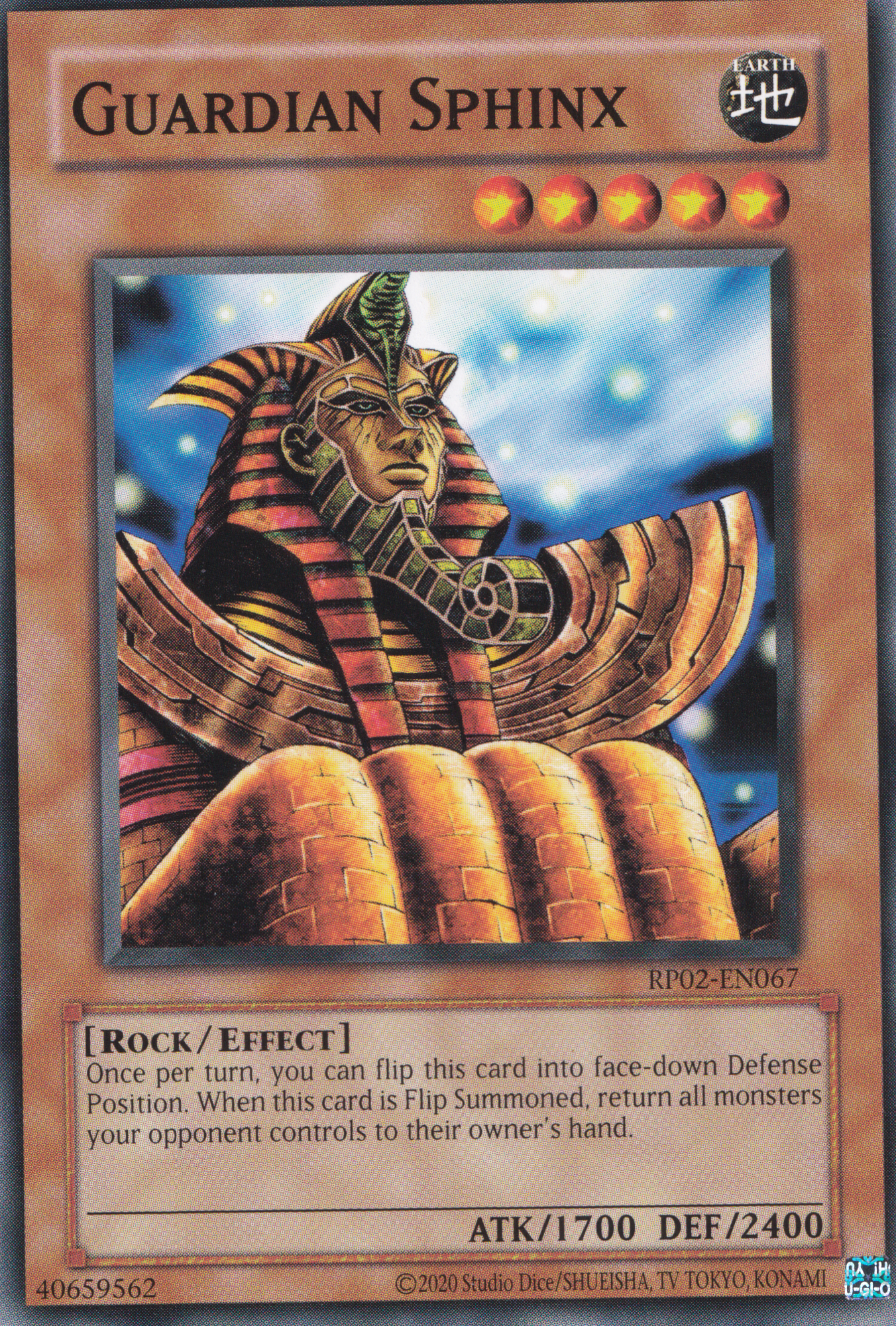 Guardian Sphinx - Common Yu-Gi-Oh! Card - RP02-EN067 - NM