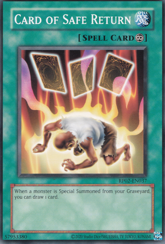 Card of Safe Return - Common Yu-Gi-Oh! Card - RP02-EN037 - NM