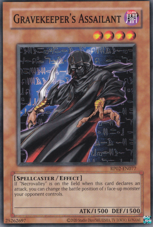 Gravekeeper's Assailant - Common Yu-Gi-Oh! Card - RP02-EN077 - NM