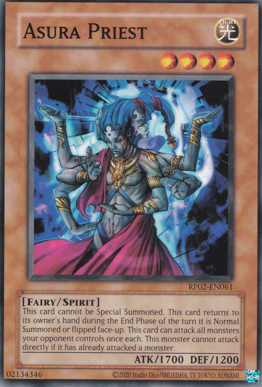 Asura Priest - Common Yu-Gi-Oh! Card - RP02-EN061 - NM