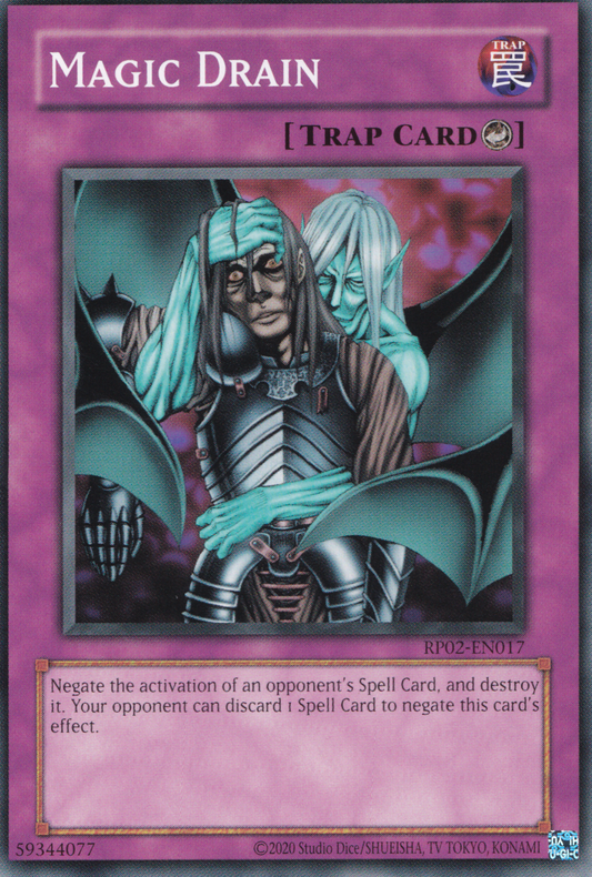 Magic Drain - Common Yu-Gi-Oh! Card - RP02-EN017 - NM