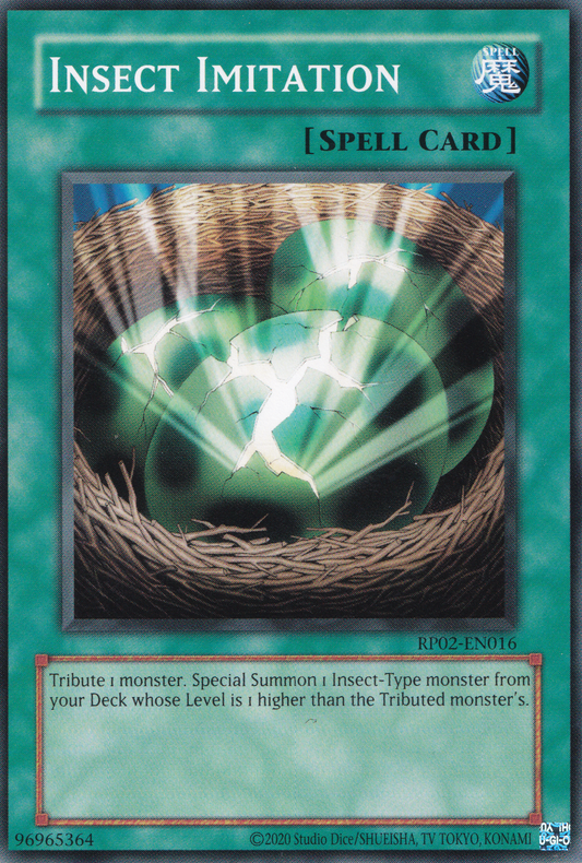 Insect Imitation - Common Yu-Gi-Oh! Card - RP02-EN016 - NM