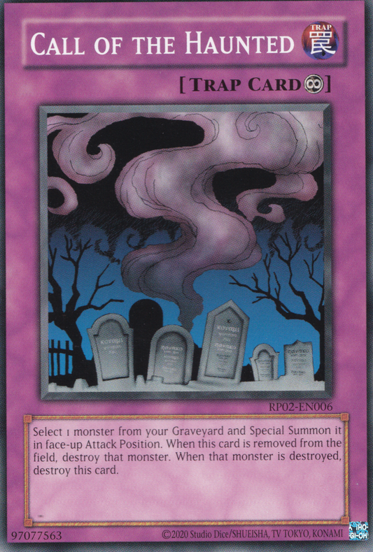 Call Of The Haunted - Common Yu-Gi-Oh! Card - RP02-EN006 - NM