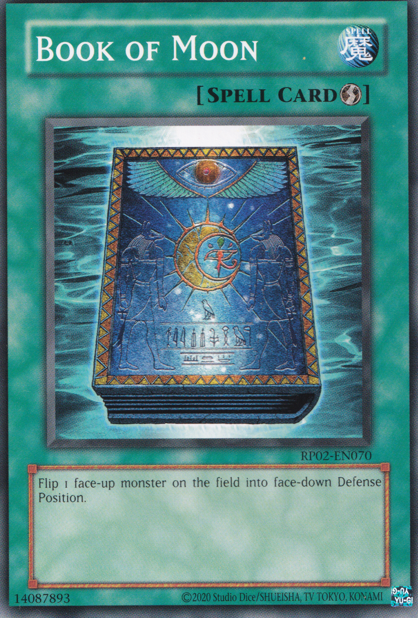 Book of Moon - Common Yu-Gi-Oh! Card - RP02-EN070 - NM