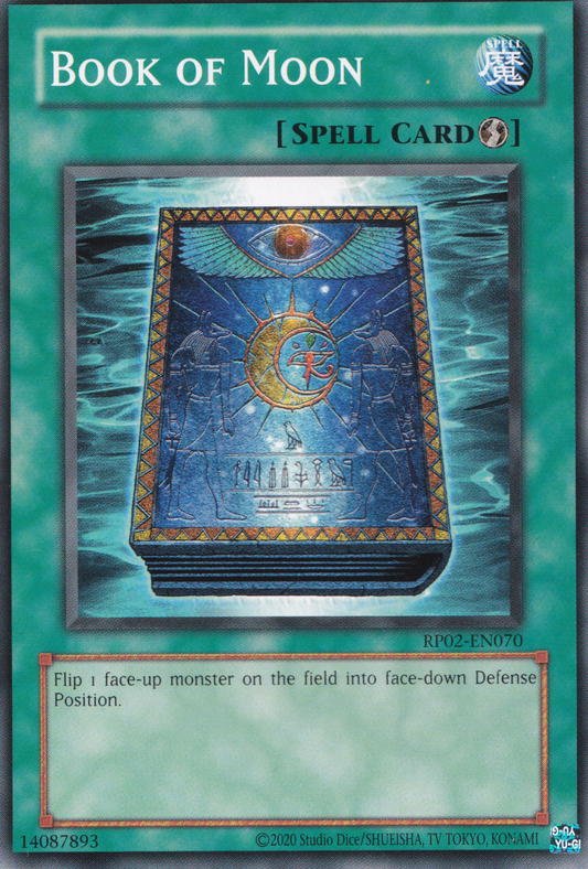 Book of Moon - Common Yu-Gi-Oh! Card - RP02-EN070 - NM